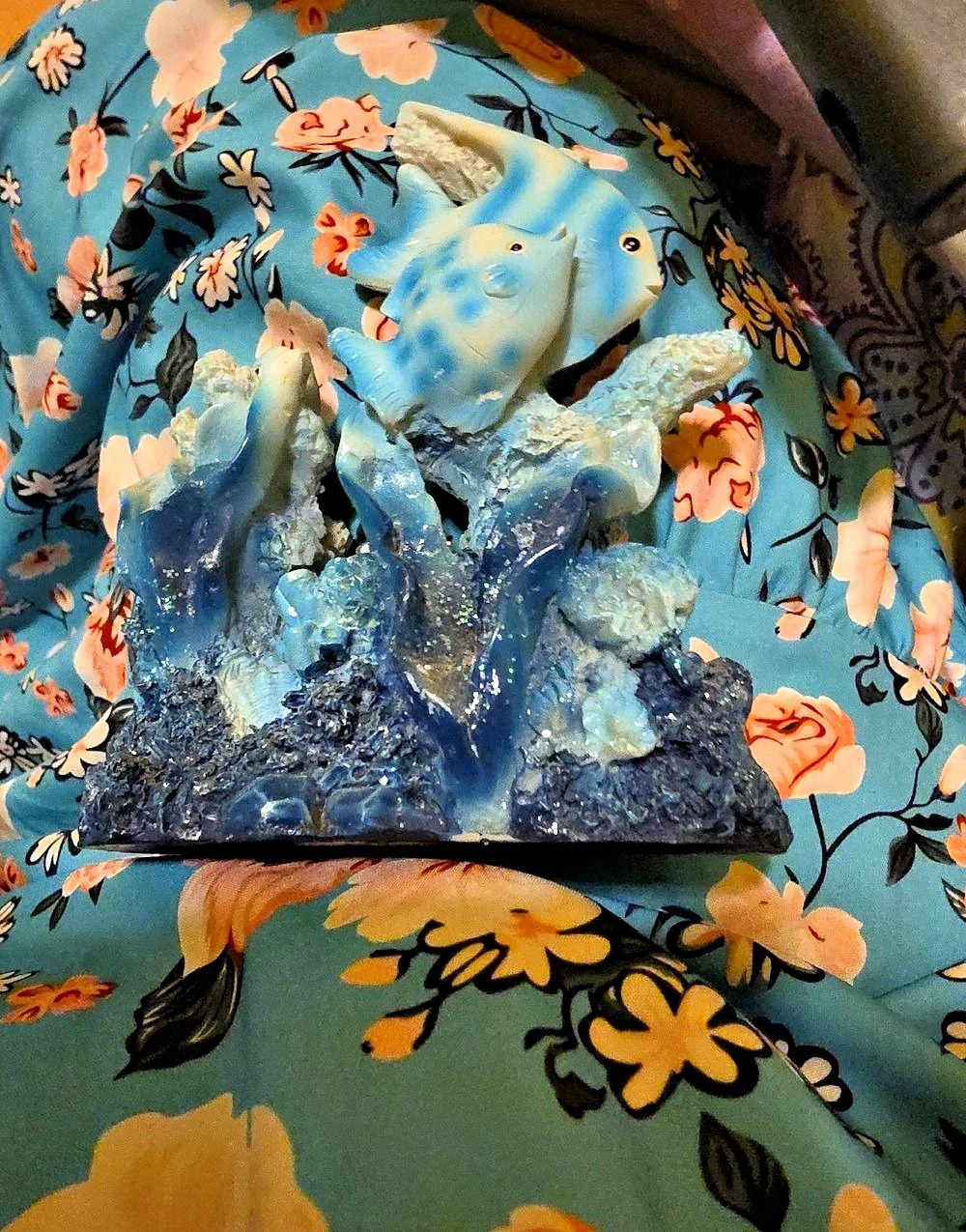 Blue Fish Ocean Sculpture Decor